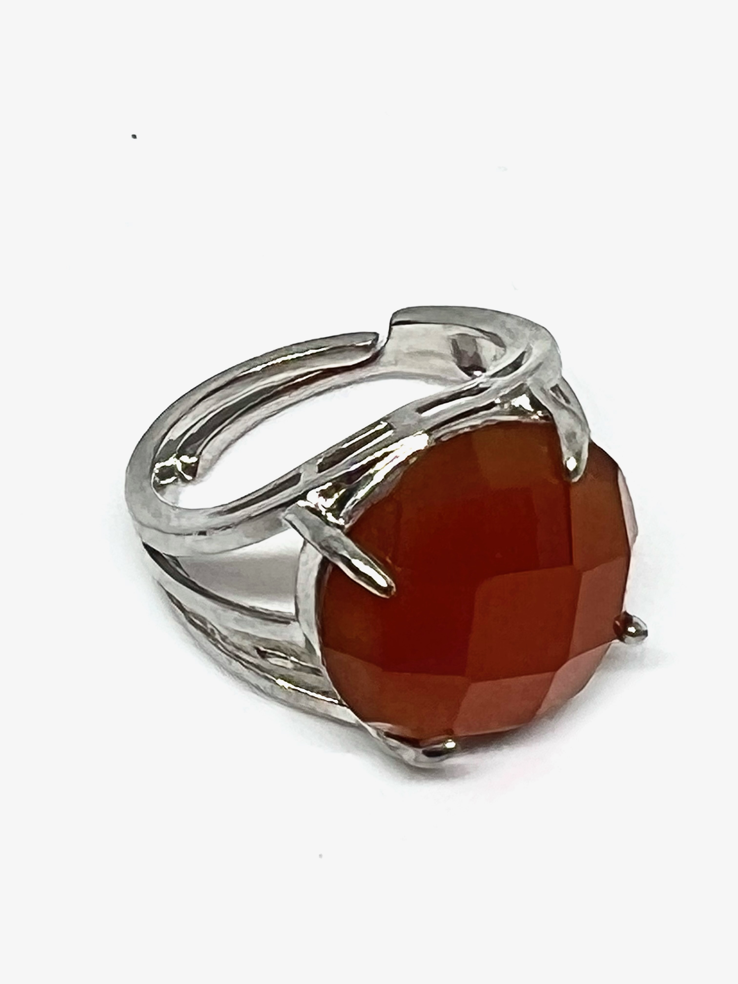картинка Кольцо из натурального камня Сердолик 3 Ring-158 от магазина El Corazon