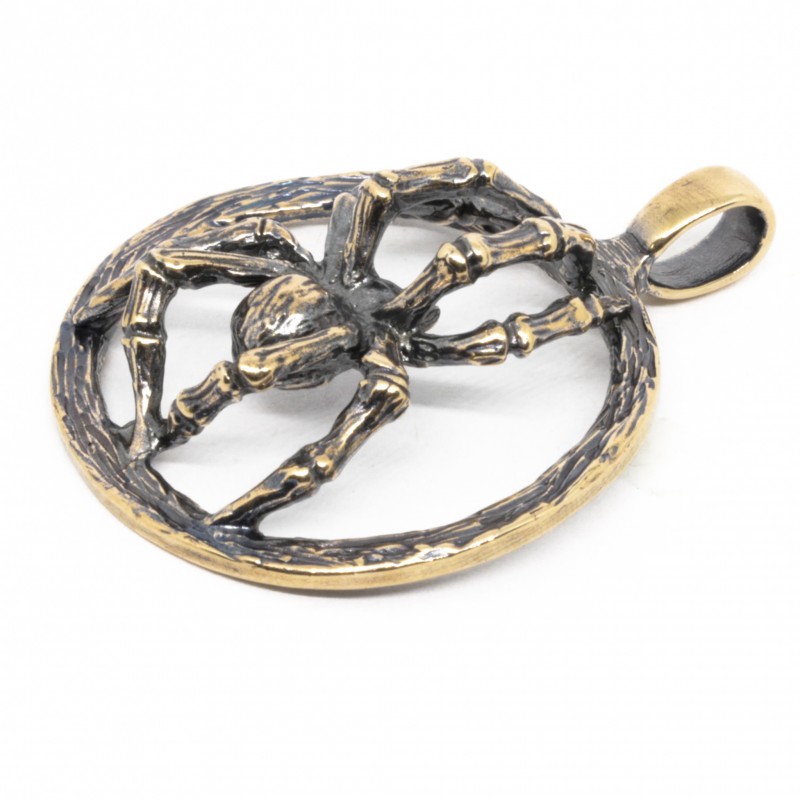 картинка Подвеска Паук в круге РЗ-БП1054310БР от магазина El Corazon