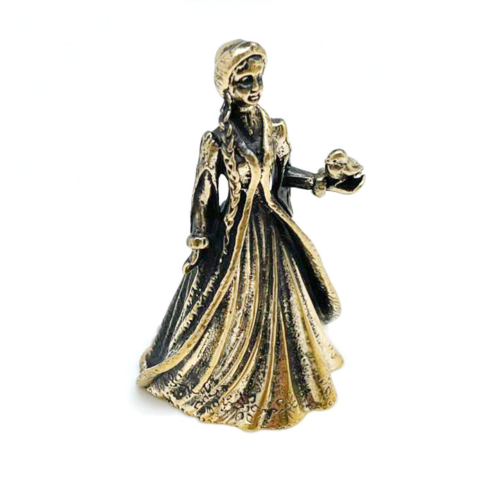 картинка Колокольчик Снегурочка с птичкой КР-033К от магазина El Corazon