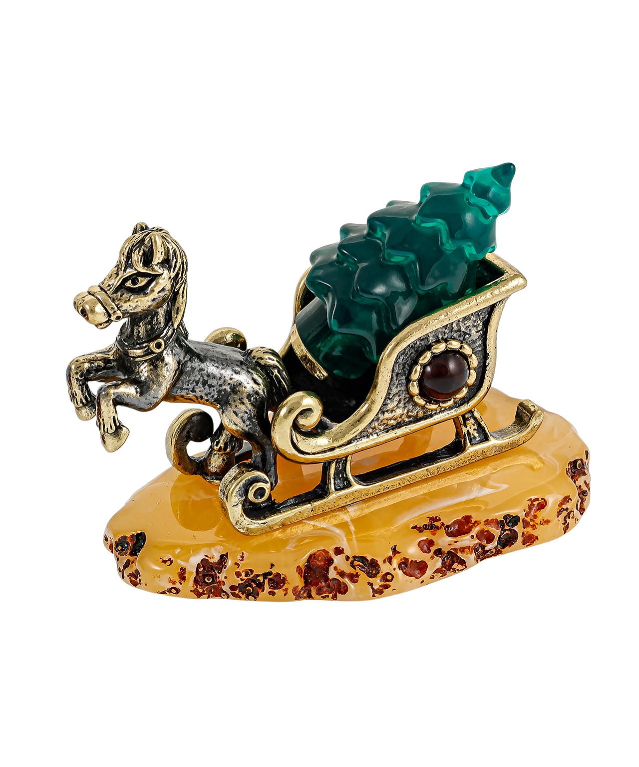 картинка Лошадка с Елкой 3628-Б, белый от магазина El Corazon