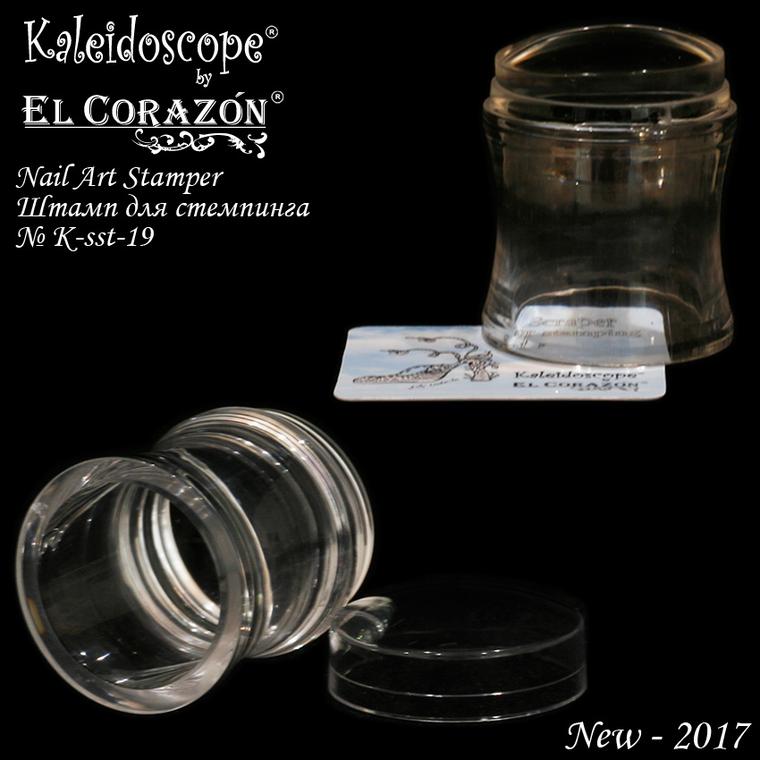 картинка EL Corazon Прозрачный штамп и скрапер №ksst-19 (прозрачный) от магазина El Corazon