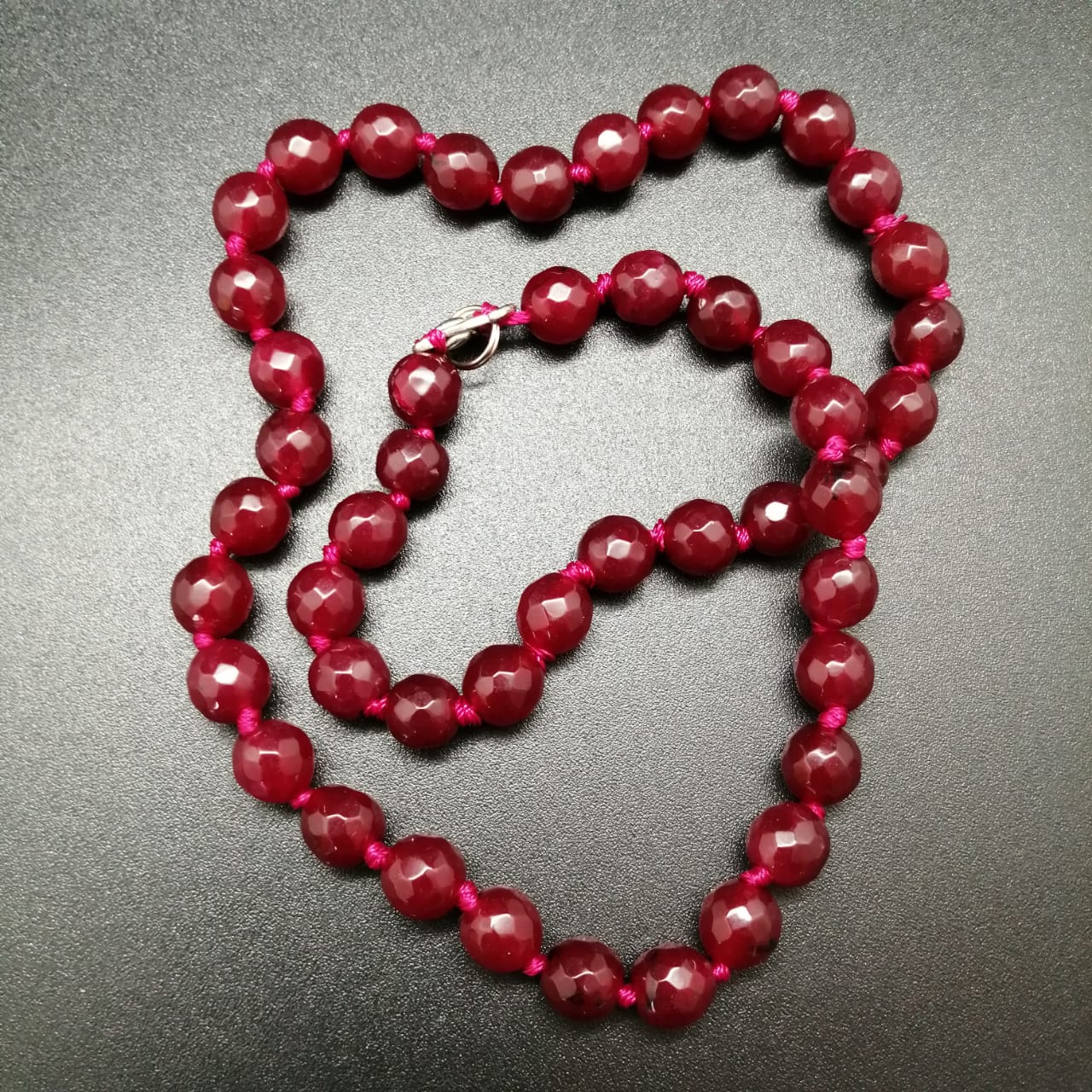 картинка Ожерелье 44 см из красного Агата 03 от магазина El Corazon