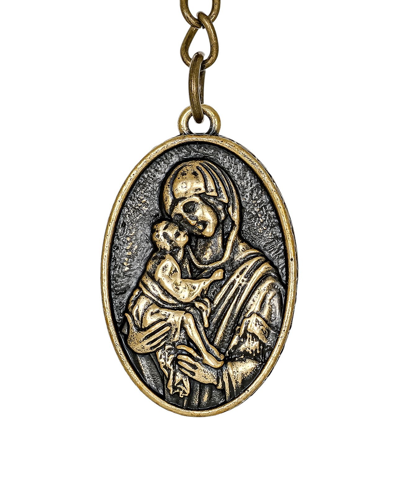 картинка Брелок Икона Донская Богородица Овал 3888 от магазина El Corazon