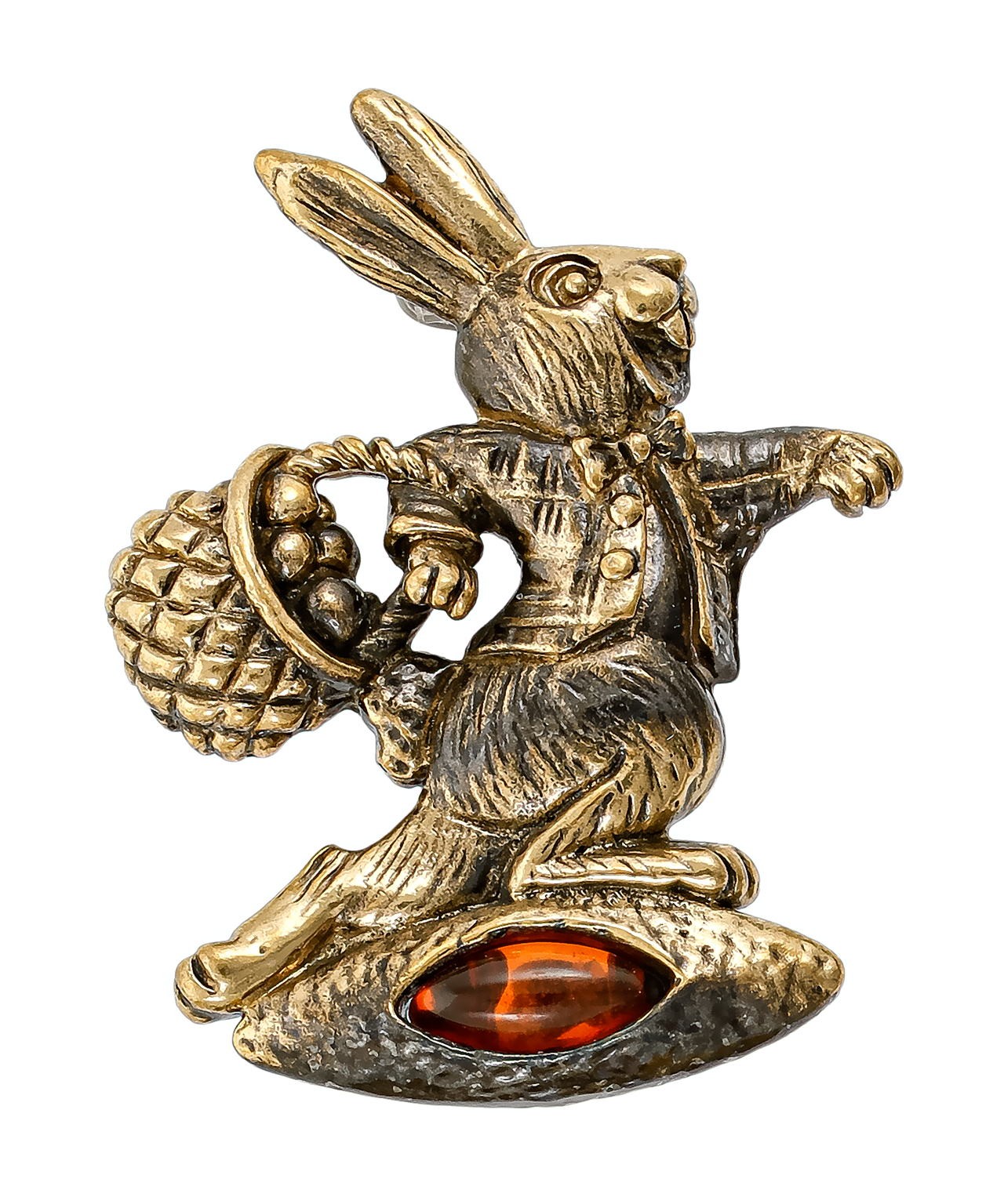 картинка Брошь Заяц Пасхальный 1079.4 от магазина El Corazon
