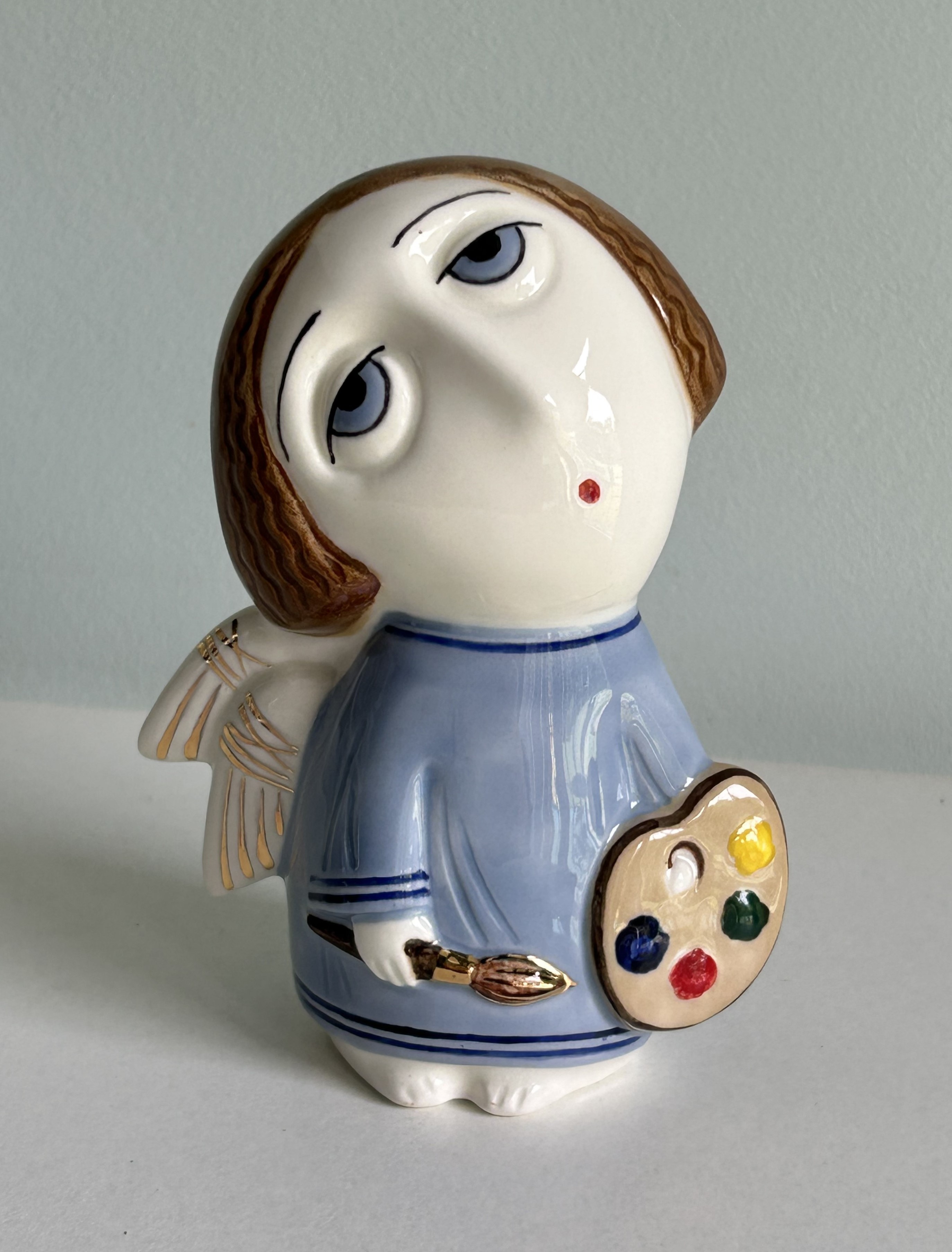 картинка Фаянсовая скульптура Ангел художник 39 Sr-VH-263 от магазина El Corazon