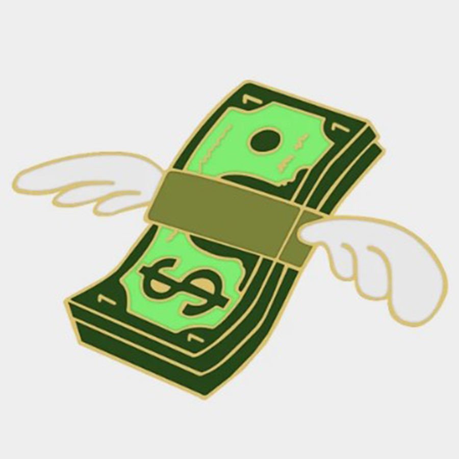 картинка Значок-пин Пачка денег ALBR0439 от магазина El Corazon