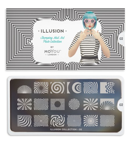 картинка MoYou London Illusion №02 Пластина для стемпинга от магазина El Corazon