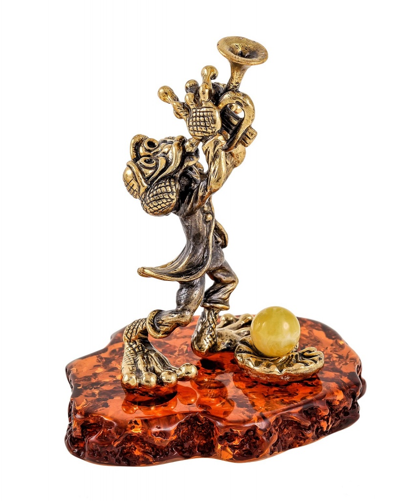 картинка Лягушка с трубой 1772 от магазина El Corazon