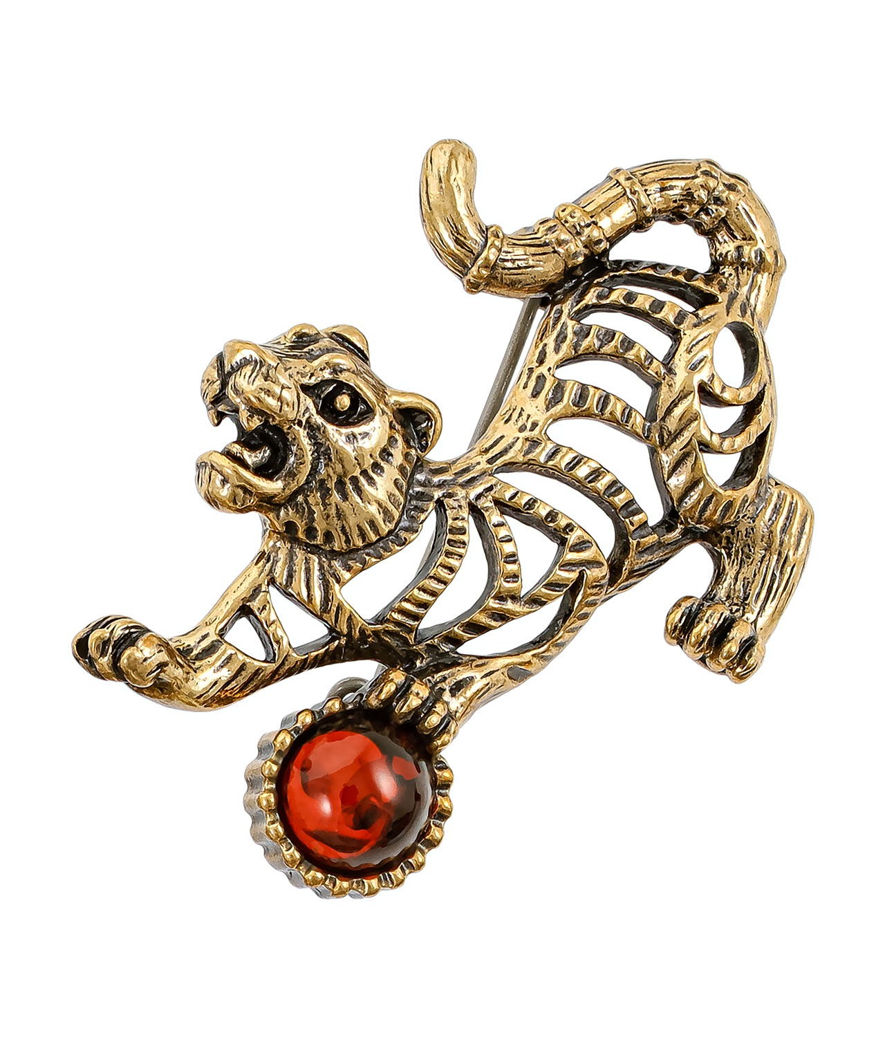 картинка Брошь Тигр 3840.4 от магазина El Corazon