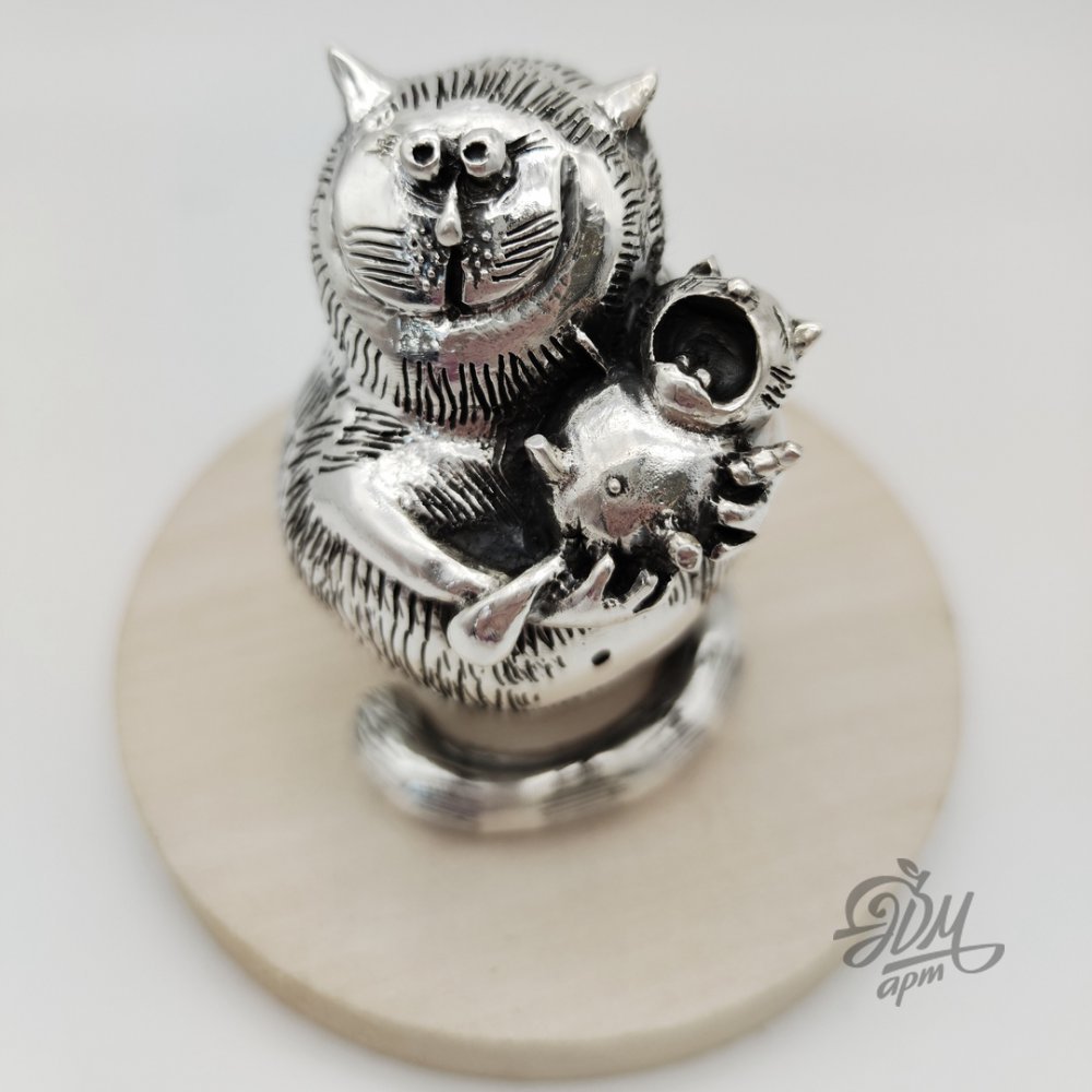 картинка Статуэтка Кошка с младенцем ЭДМ-170063 от магазина El Corazon