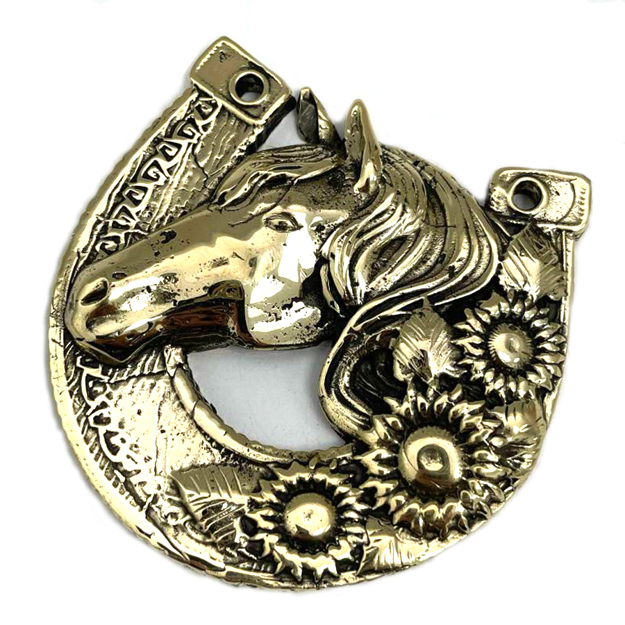 картинка Подкова Лошадь в подсолнухах КР-213С от магазина El Corazon