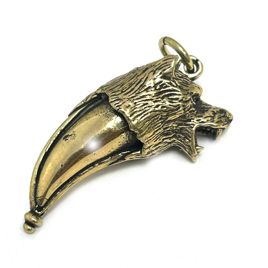 картинка Подвеска-брелок Клык Медведя КР-251ПБР от магазина El Corazon