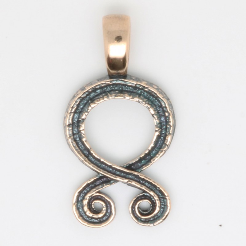 картинка Подвеска Крест Троллей РЗ-ОС112365БР от магазина El Corazon