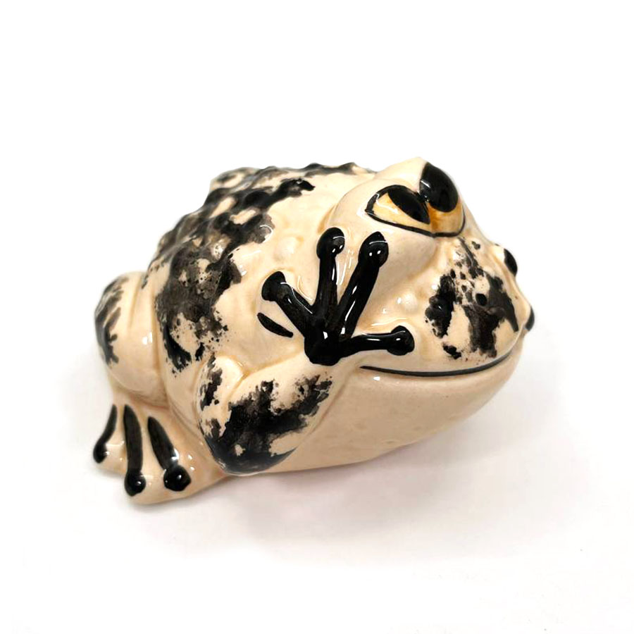 картинка Фаянсовая скульптура Лягушка пегая Sr-VH-239 от магазина El Corazon