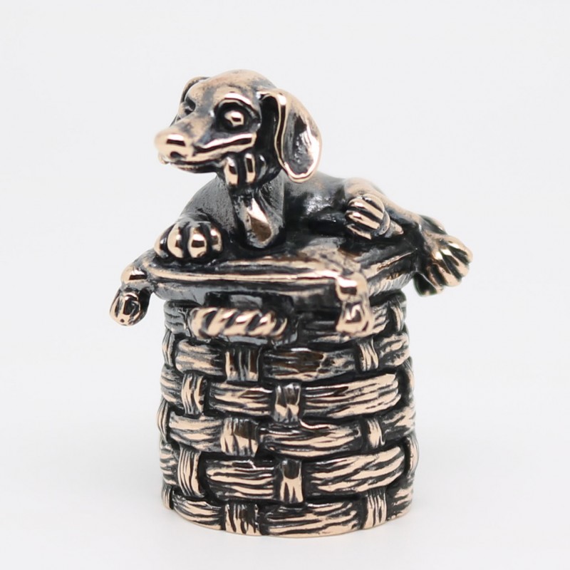 картинка Напёрсток Такса на подушке РЗ-Н503130БР от магазина El Corazon