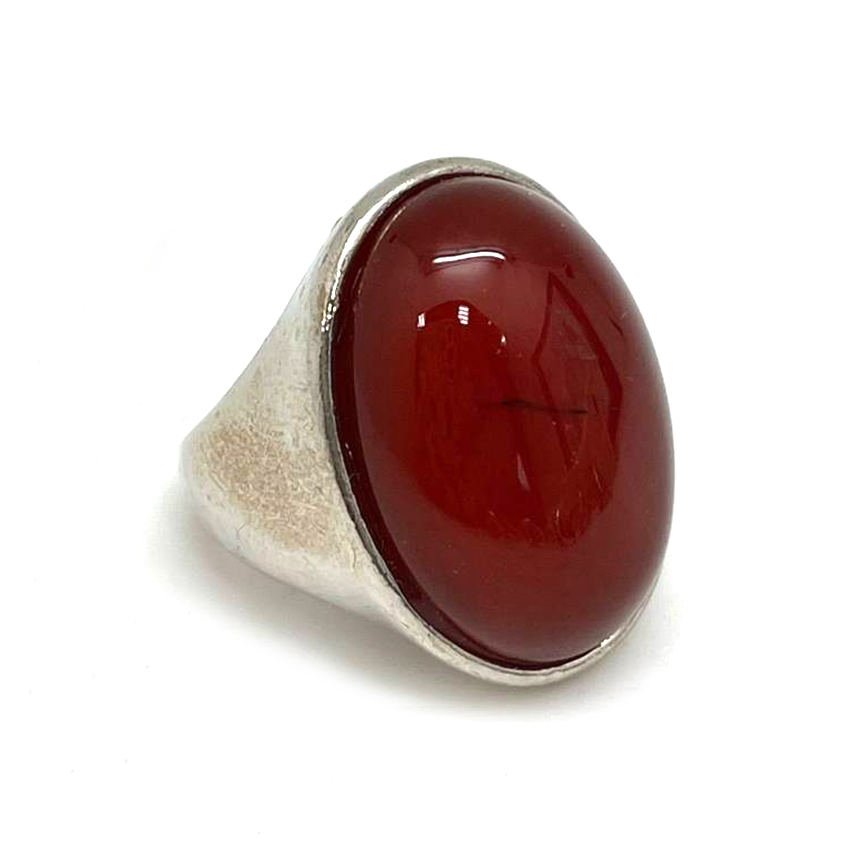 картинка Кольцо из натурального камня сердолик Ring-015-21 от магазина El Corazon