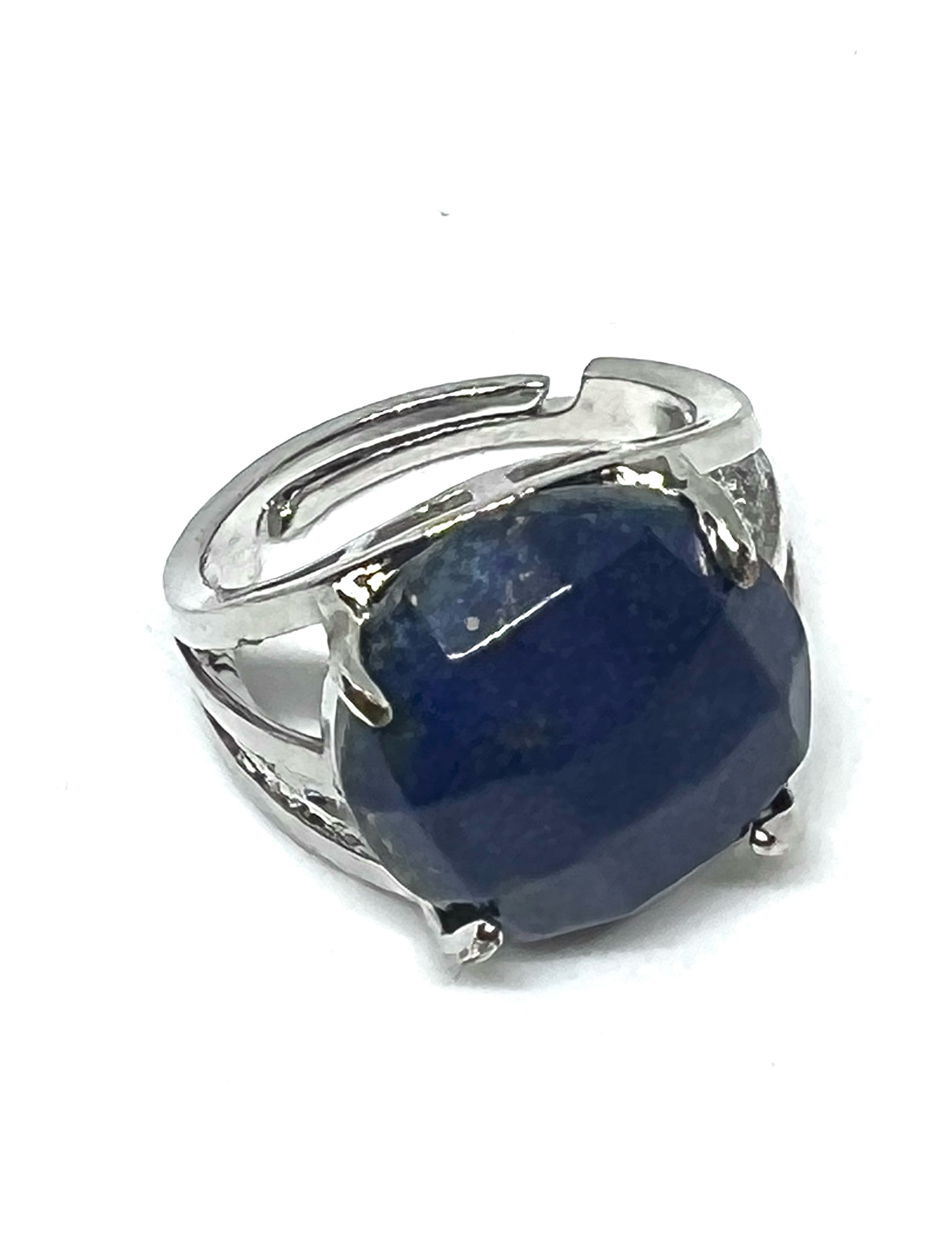 картинка Кольцо из натурального камня Содалит 2 Ring-164 от магазина El Corazon