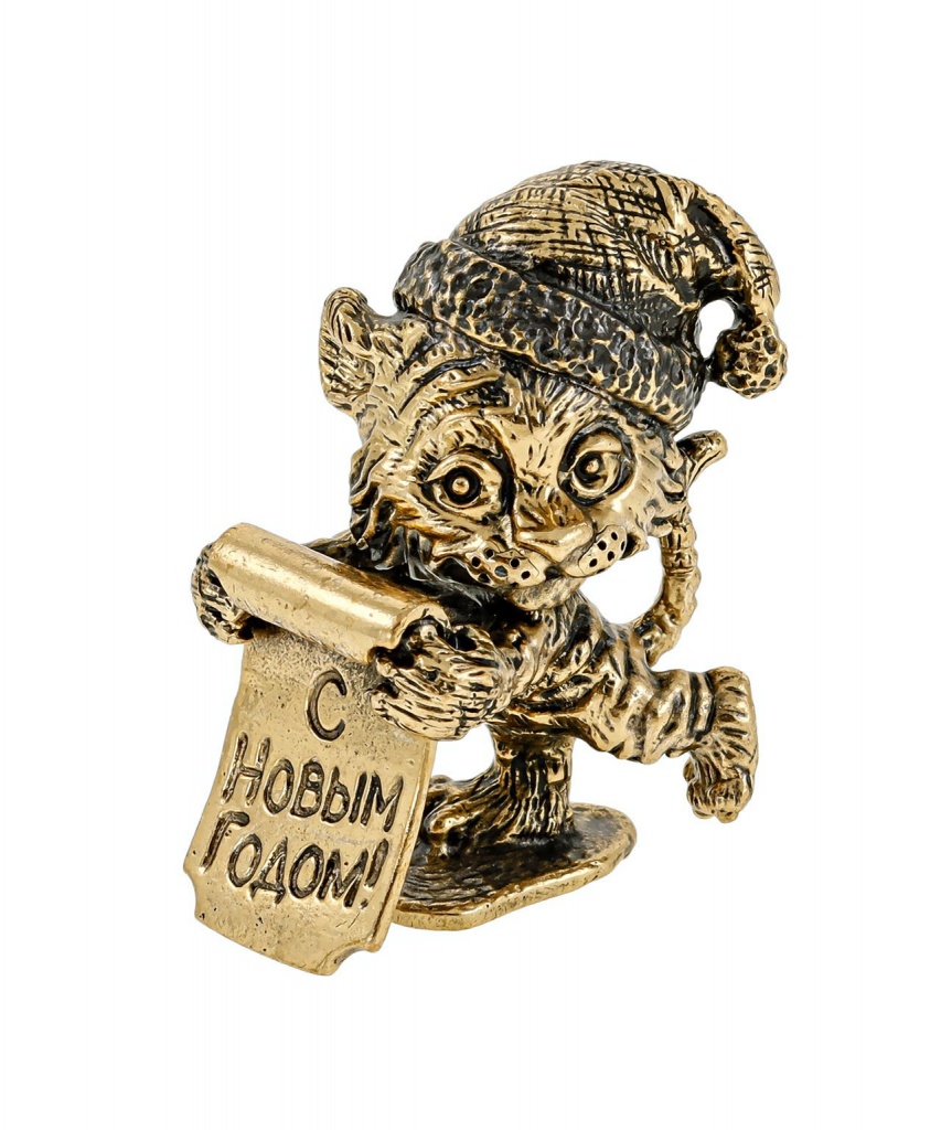 картинка Тигренок с новым годом без подставки 2921.1 от магазина El Corazon