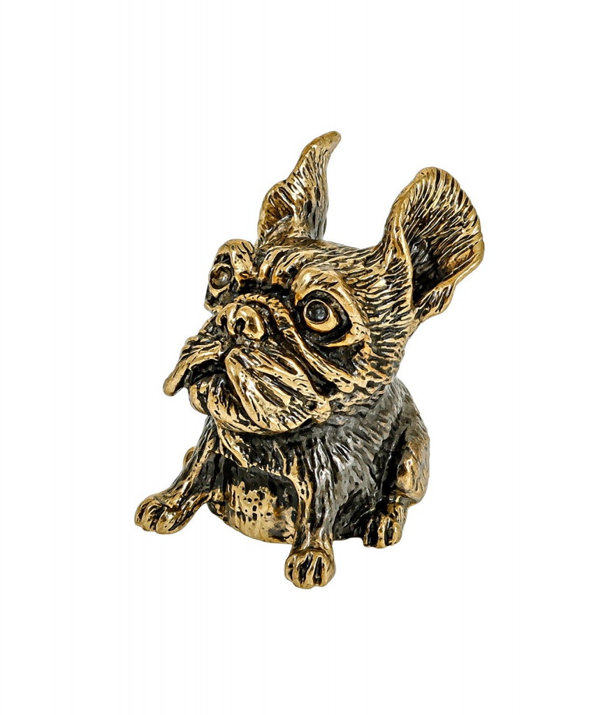 картинка Собака Бульдожка без подставки 3821.1 от магазина El Corazon