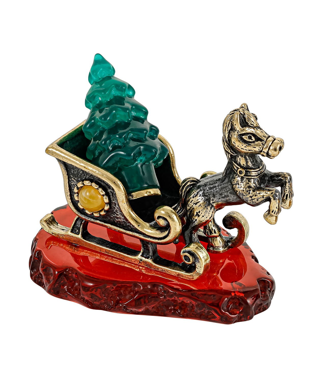 картинка Лошадка с Елкой 3628 от магазина El Corazon