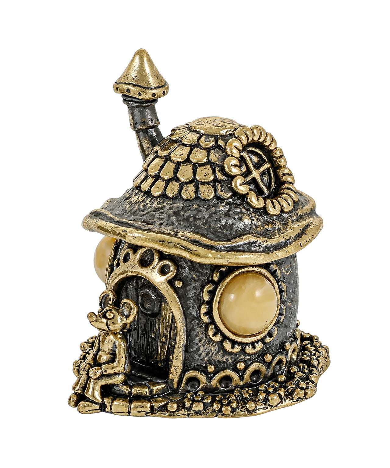 картинка Домик Гриб с мышкой 1871-Б, белый от магазина El Corazon