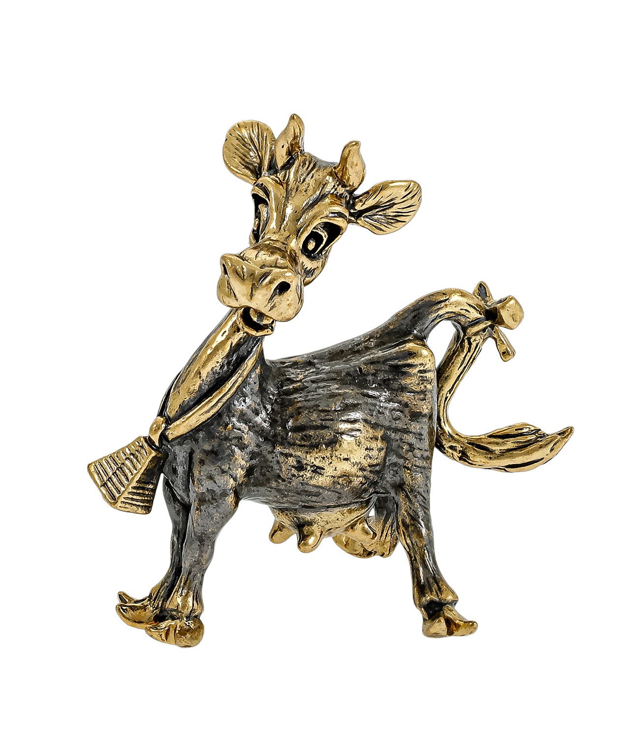 картинка Корова Снежка без подставки 3678.1 от магазина El Corazon