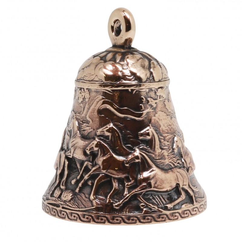 картинка Колокольчик "Дикие лошади" РЗ-НК3831БР от магазина El Corazon