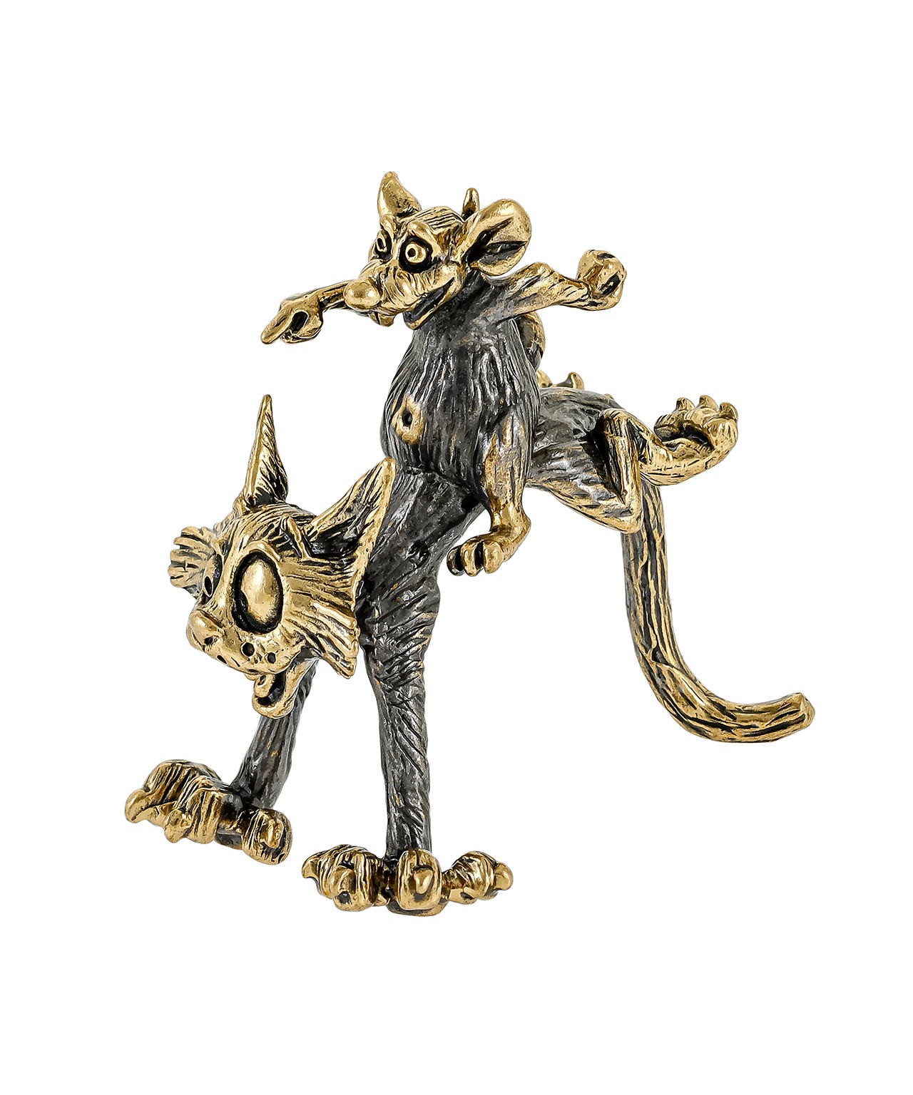 картинка Кот и мышь Всадник без подставки 3570.1 от магазина El Corazon