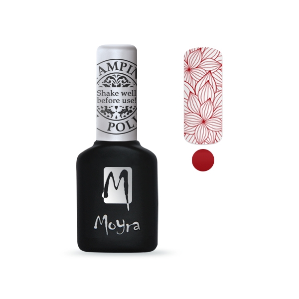 картинка Moyra - Гель-лак для стемпинга №SGP06 Красный 10 мл от магазина El Corazon