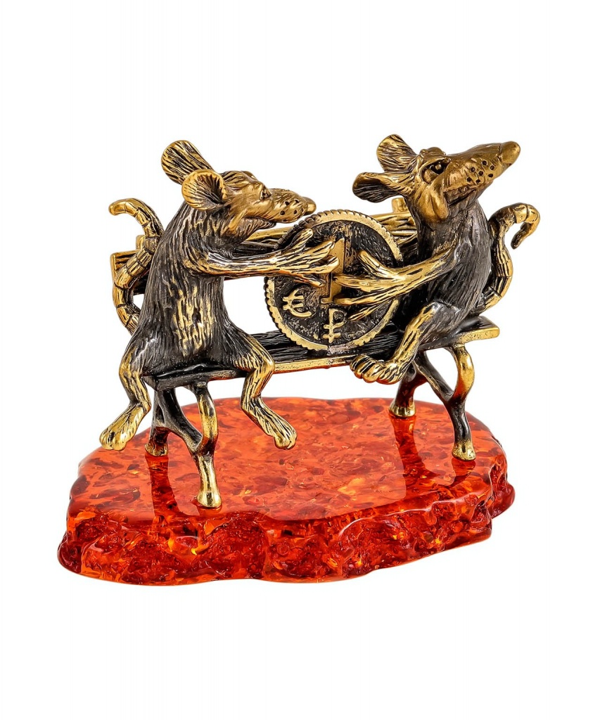 картинка Мыши денежные на скамейке 2372 от магазина El Corazon