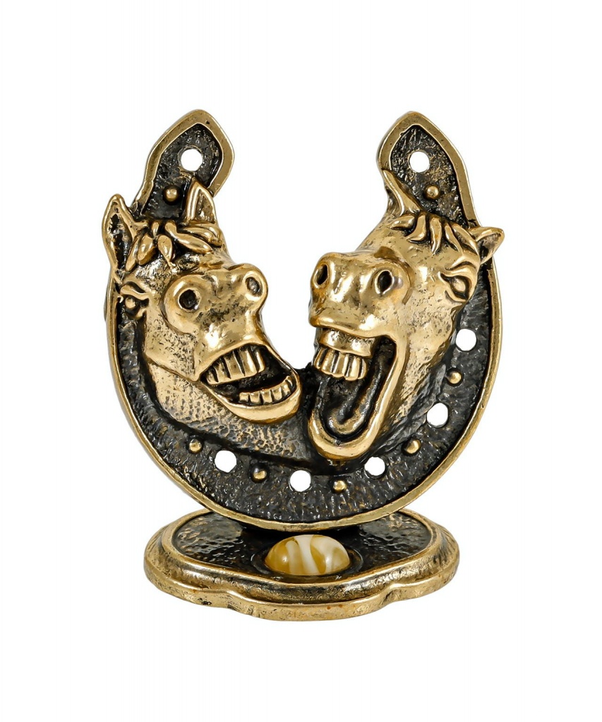 картинка Подкова Лошадки на счастье без подставки 3358.1 от магазина El Corazon