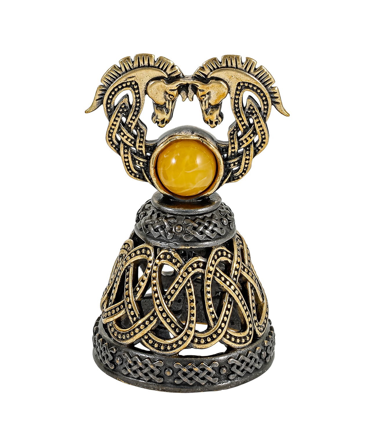 картинка Колокольчик Лошади 1396-Б, белый от магазина El Corazon