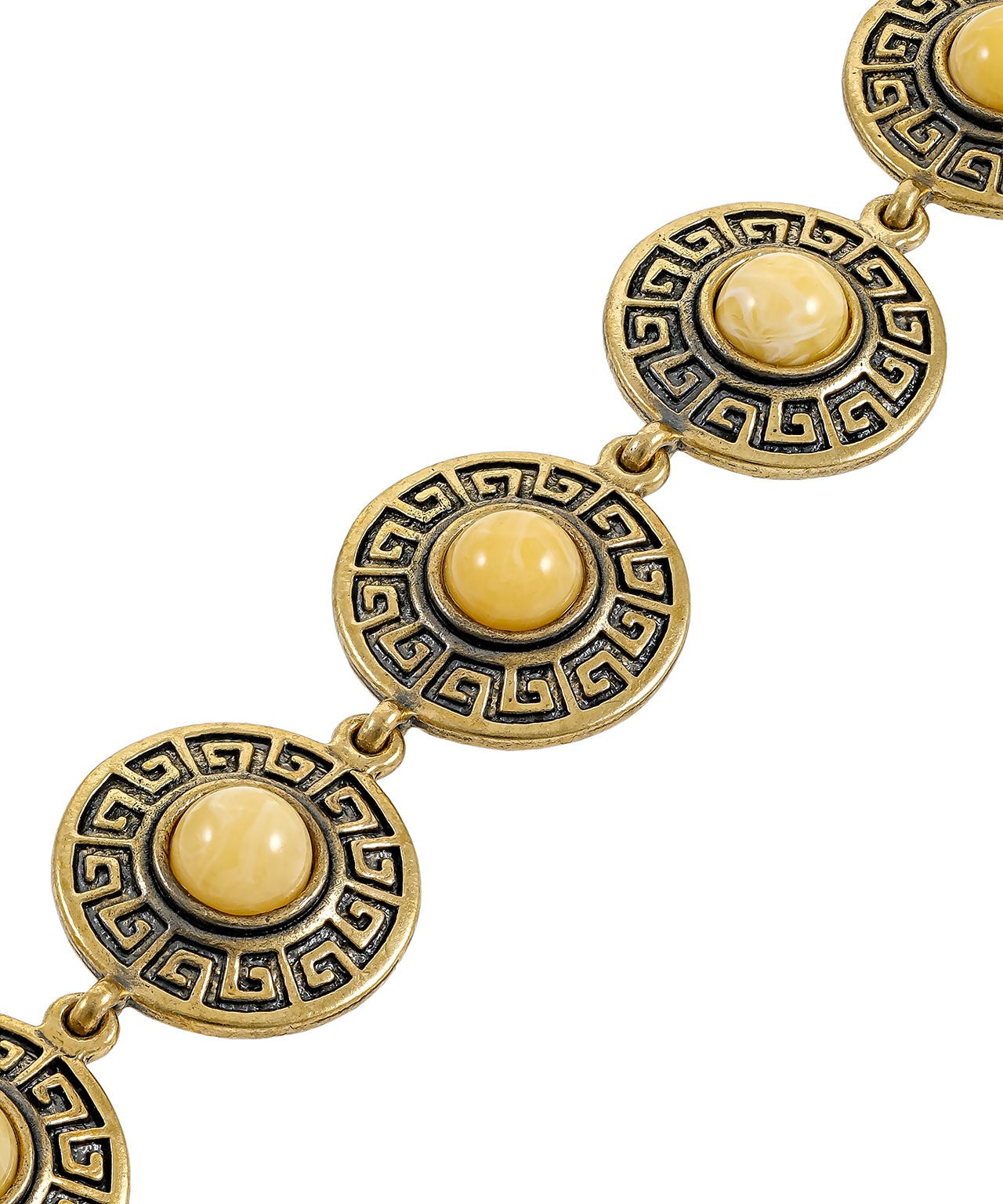 картинка Браслет Винтаж Орнамент 2470.1-Б, белый от магазина El Corazon