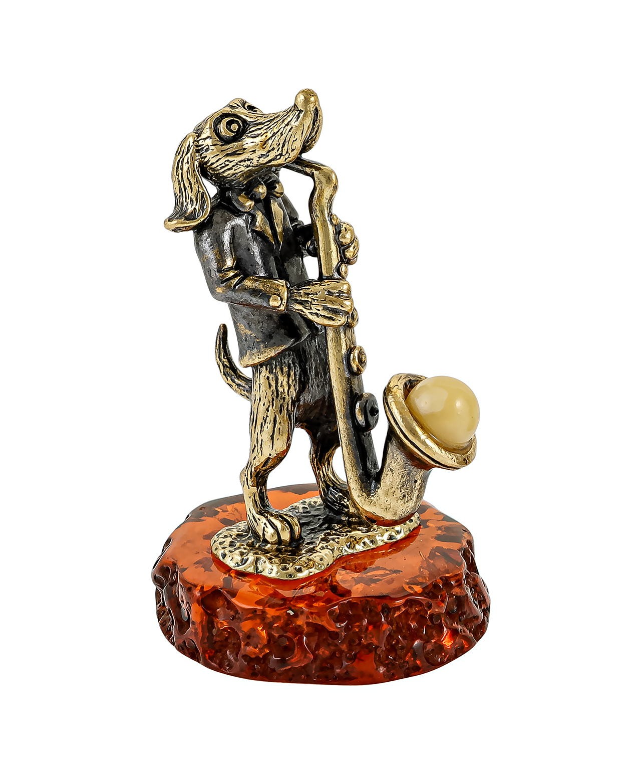 картинка Собака Такса Саксофонист 3690 от магазина El Corazon