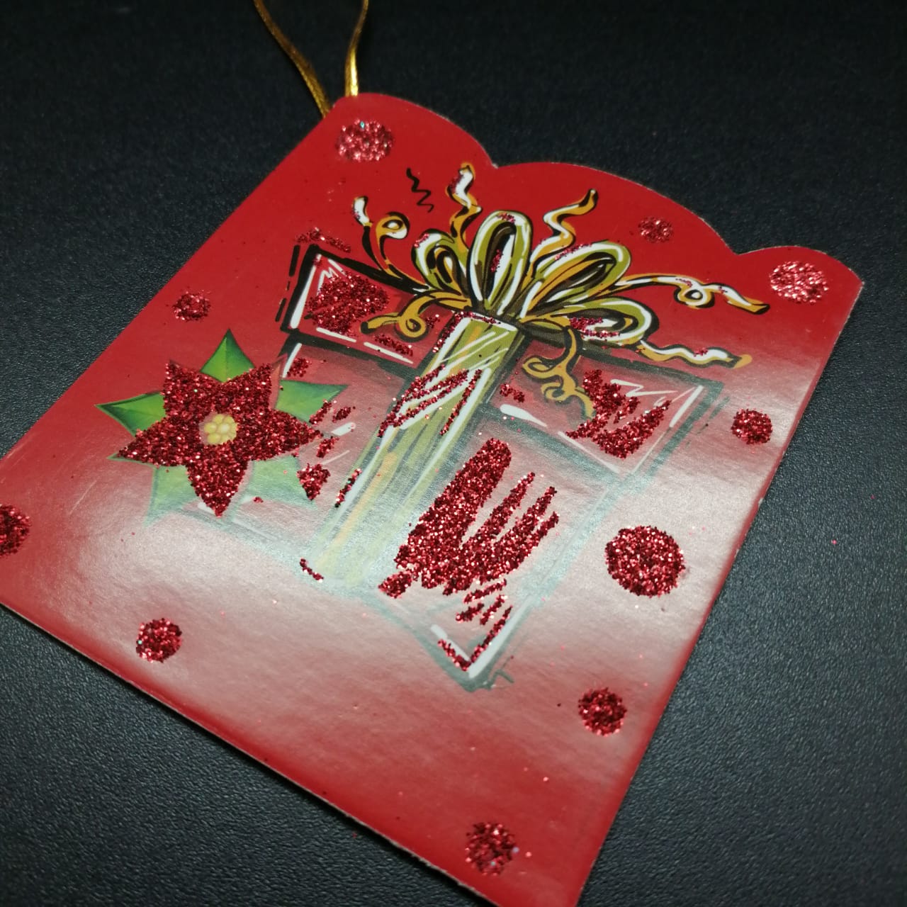 картинка Подвесная Новогодняя открытка 02 от магазина El Corazon