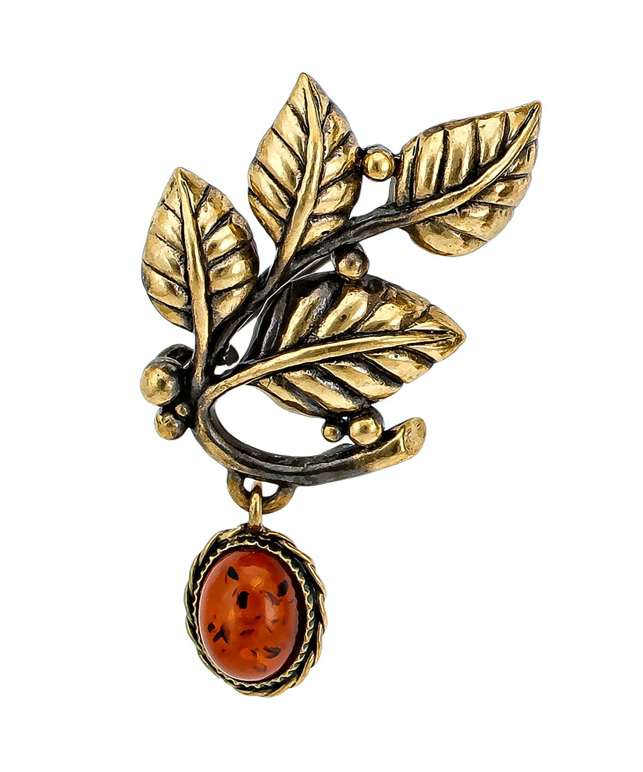 картинка Брошь Веточка Тополь 719.4 от магазина El Corazon