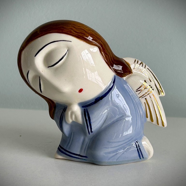 картинка Фаянсовая скульптура Ангел скорбящий Sr-VH-281 от магазина El Corazon