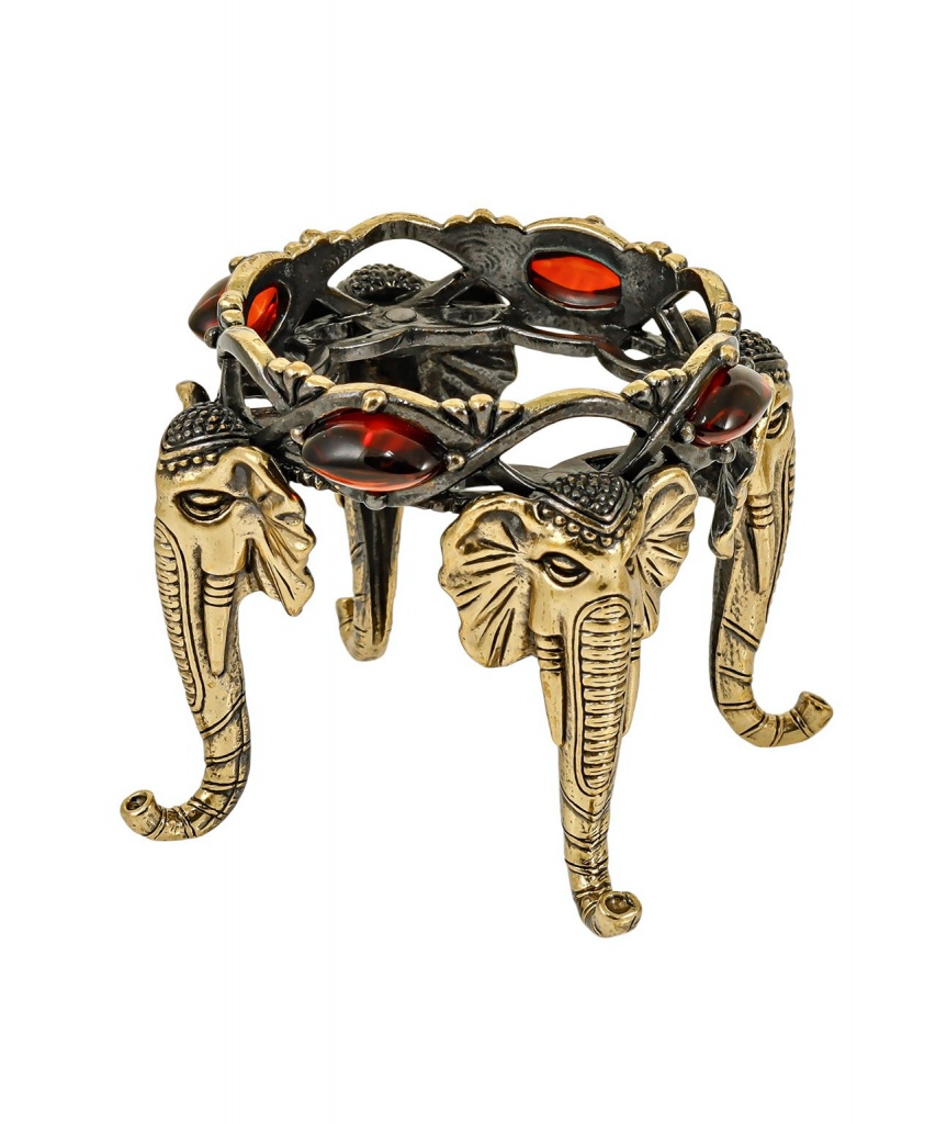 картинка Подсвечник Слоны Индия 3781 от магазина El Corazon