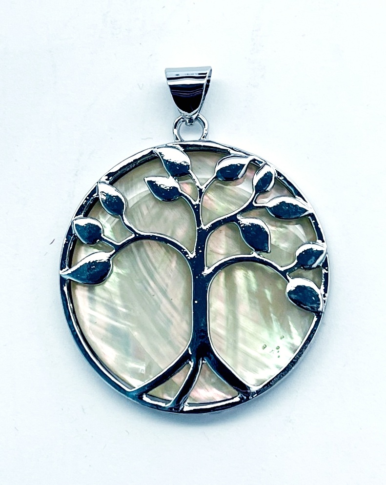 картинка Kul309 Подвеска с деревом 2 из Перламутра (Гелиотис) от магазина El Corazon