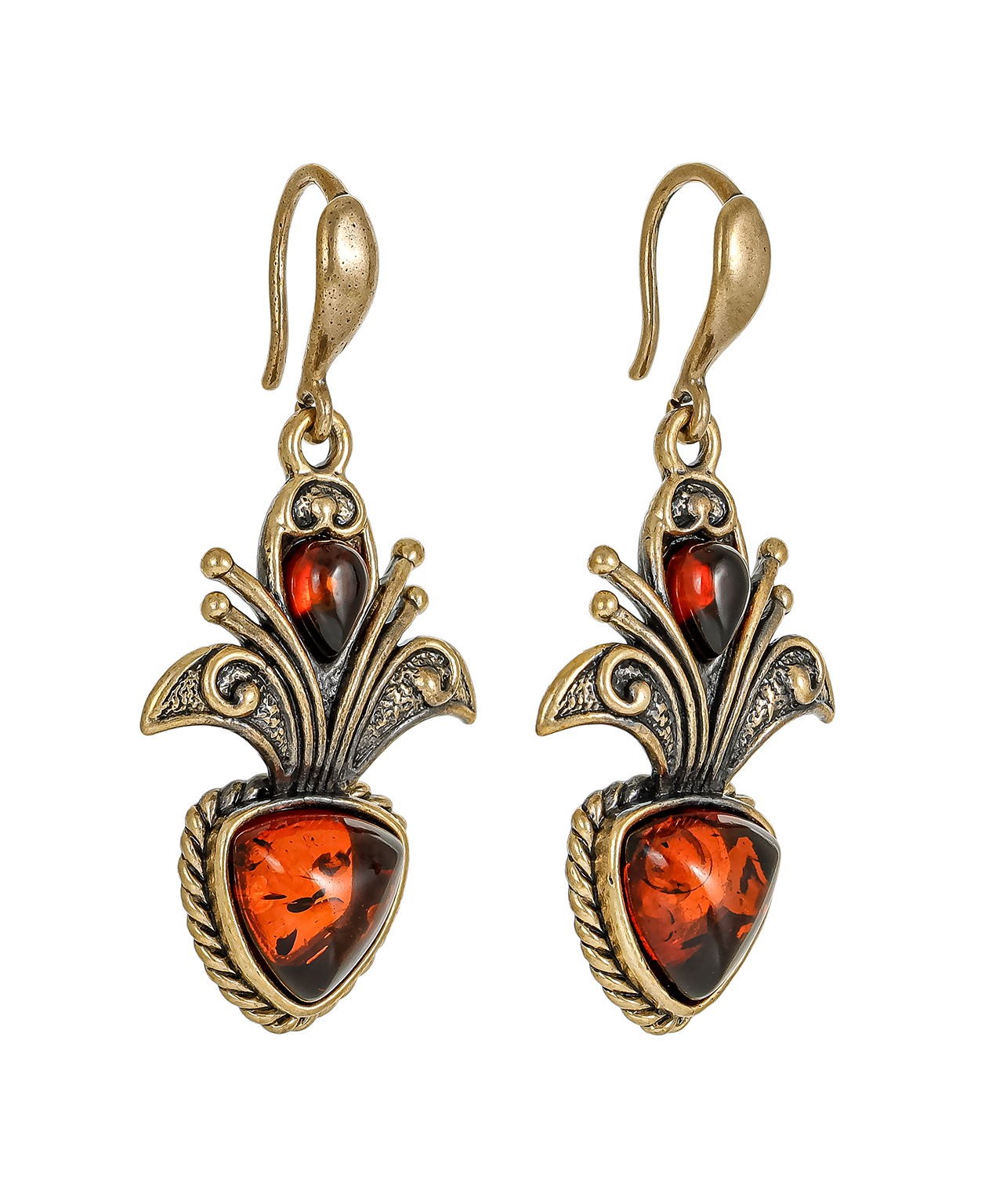 картинка Серьги Лотос 3111С от магазина El Corazon