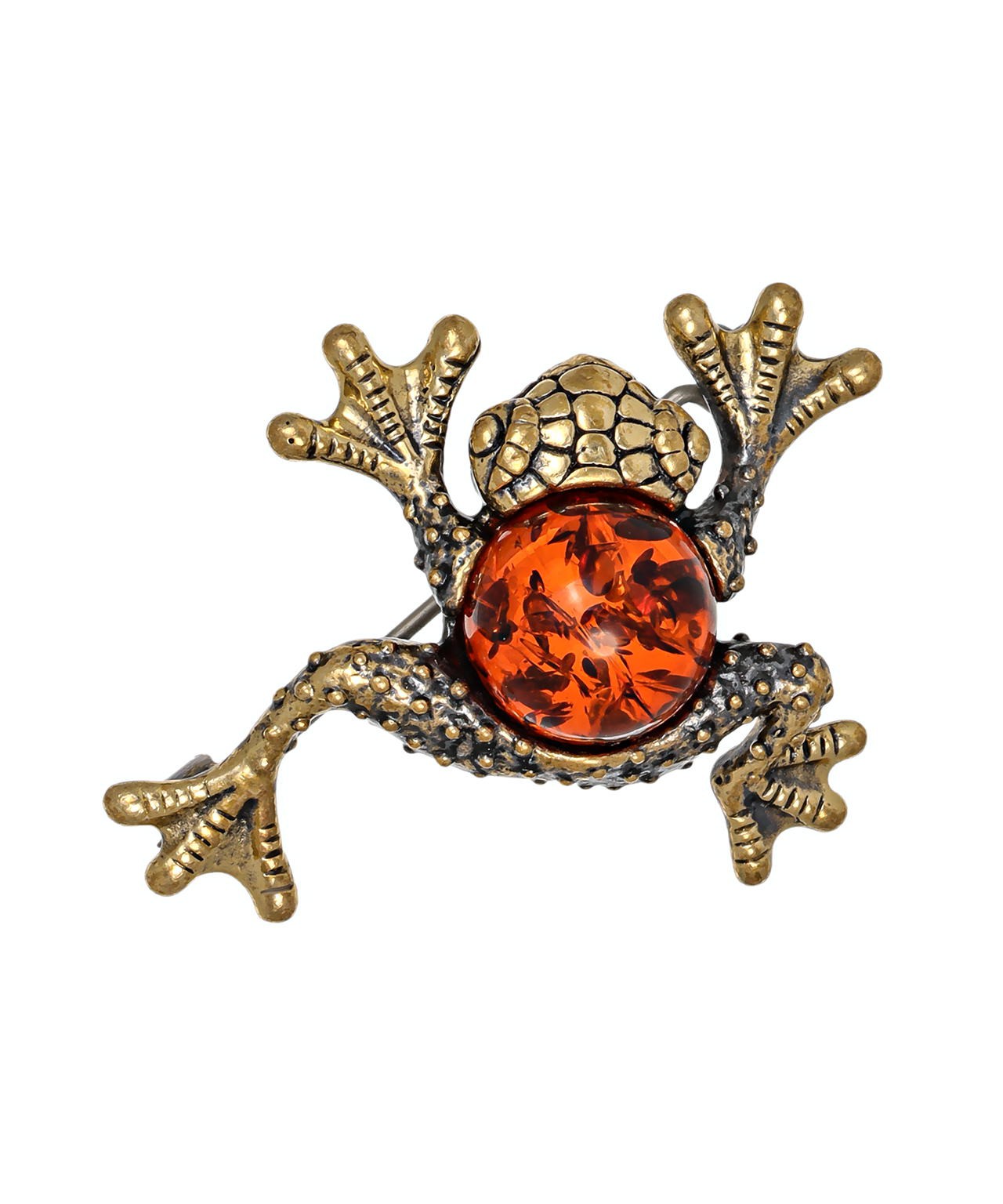 картинка Брошь Лягушка Пузатик 2754.4 от магазина El Corazon