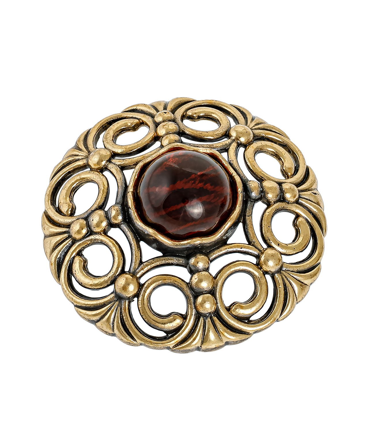 картинка Пуговица Завиток Большая 3918 от магазина El Corazon