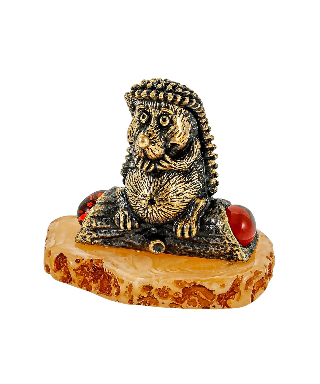 картинка Ежик в предвкушении 3684-Б, белый от магазина El Corazon