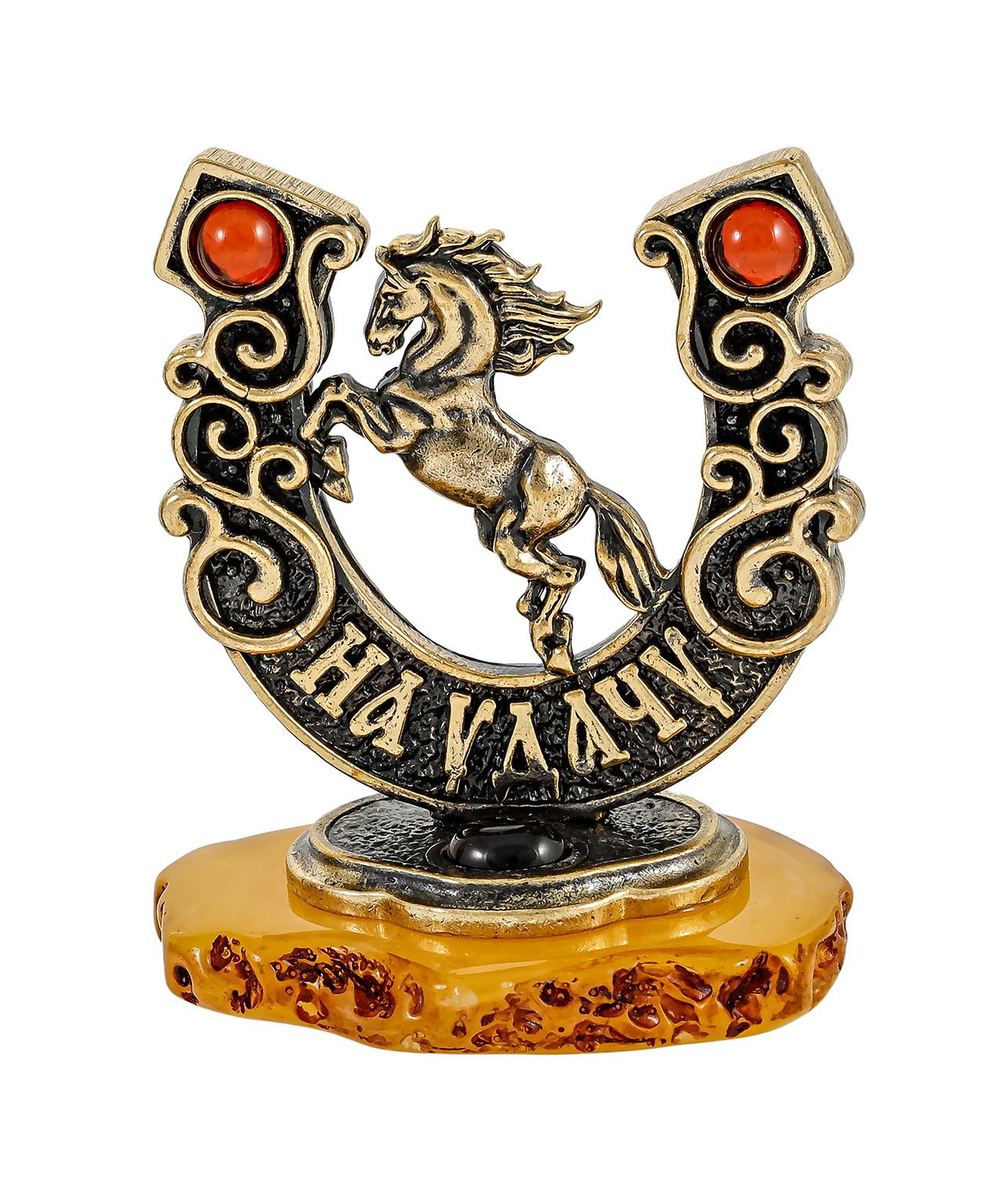 картинка Подкова Лошадь Мустанг 3601-Б, белый от магазина El Corazon