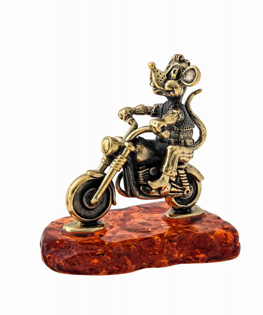 картинка Мышь Байкер 1435 от магазина El Corazon