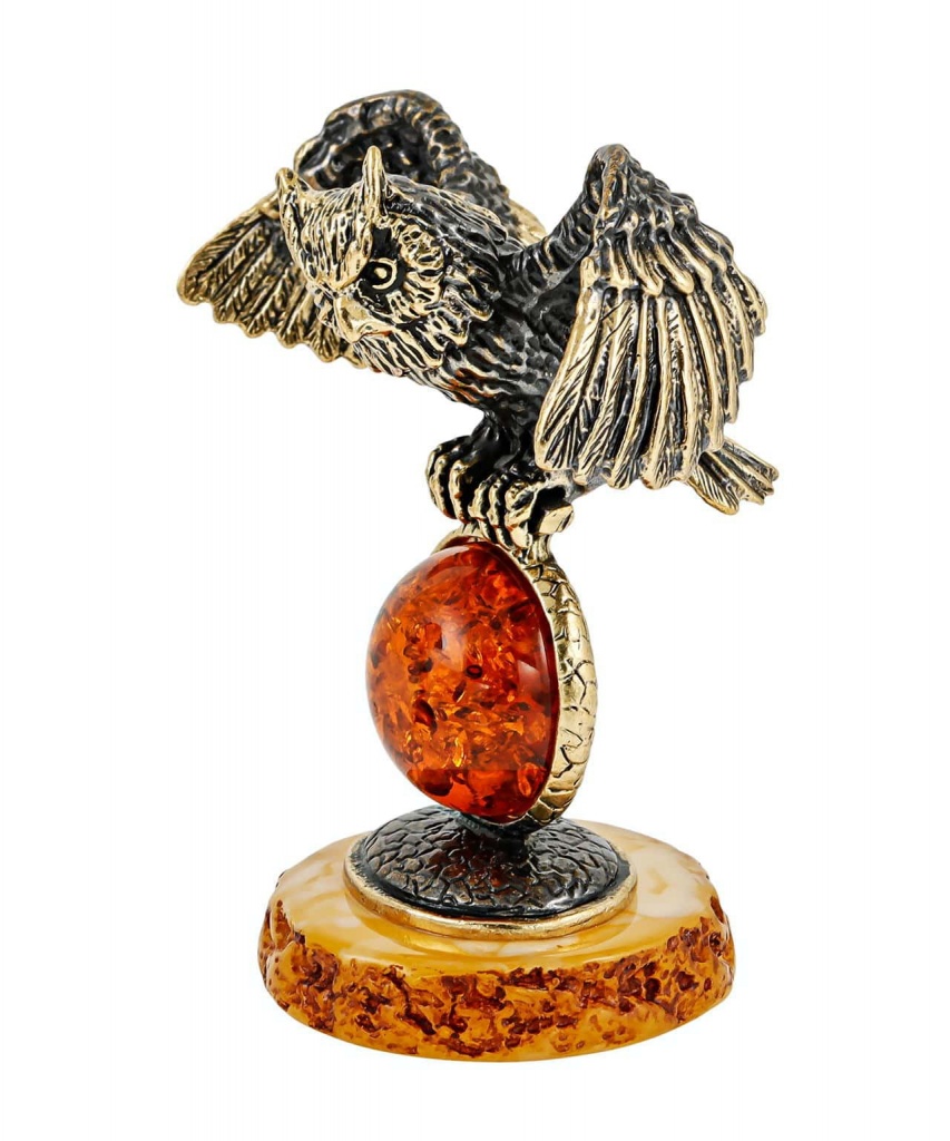 картинка Птица Сова на Луне 3046-Б, белый от магазина El Corazon