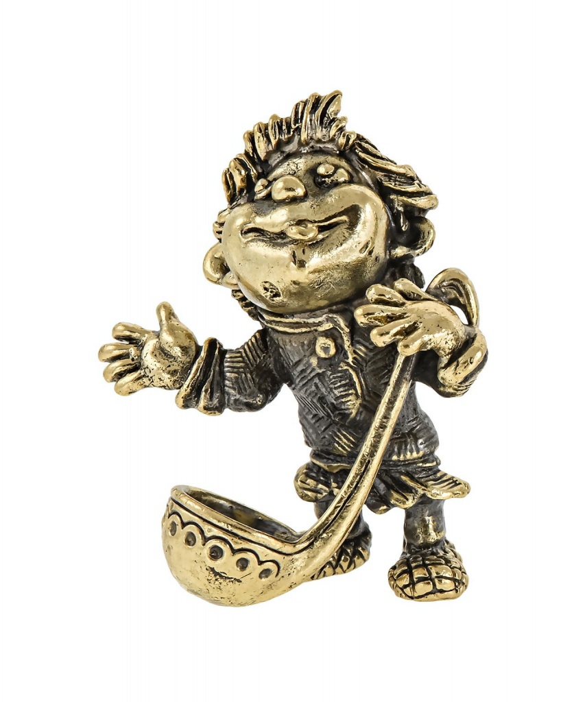 картинка Домовенок с поварешкой без подставки 2793.1 от магазина El Corazon