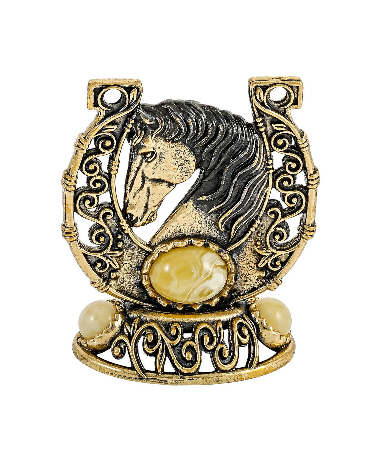 картинка Подкова Лошадь 1466-Б, белый от магазина El Corazon