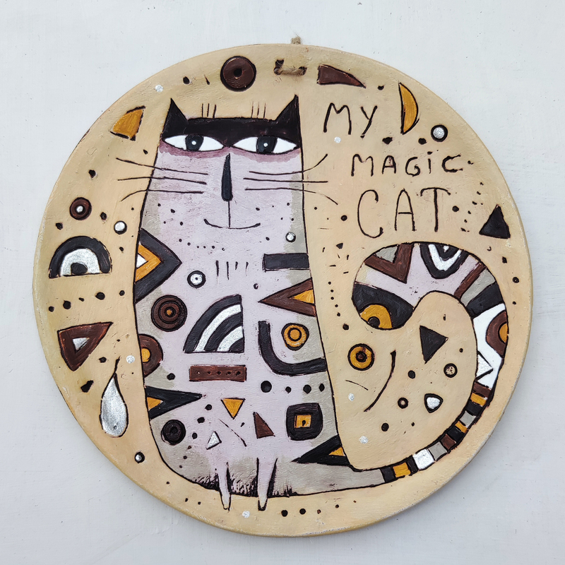 картинка Тарелка Магический кот CF-P-284 от магазина El Corazon
