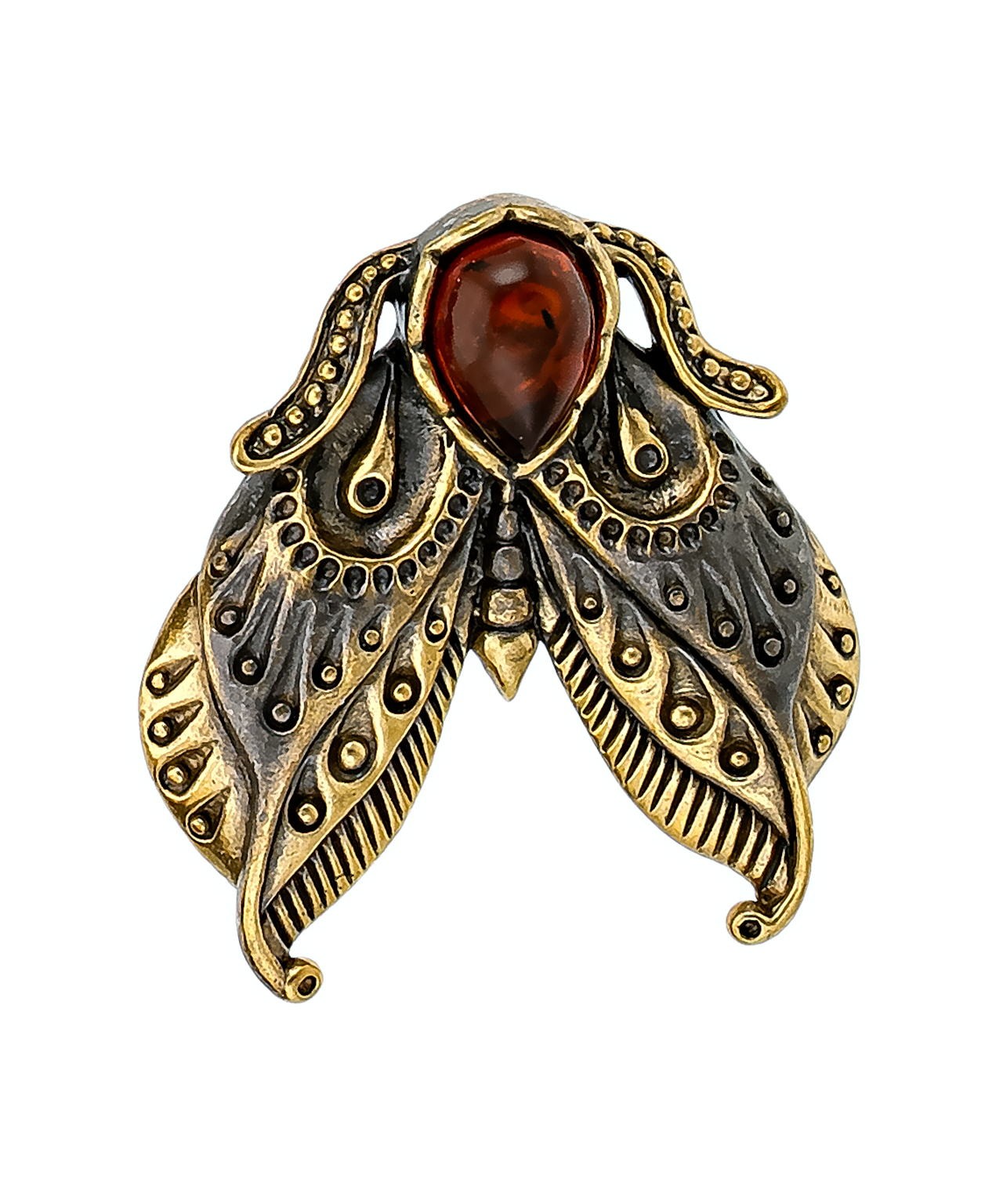 картинка Брошь Мотылек Лунный 660.4 от магазина El Corazon